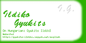 ildiko gyukits business card
